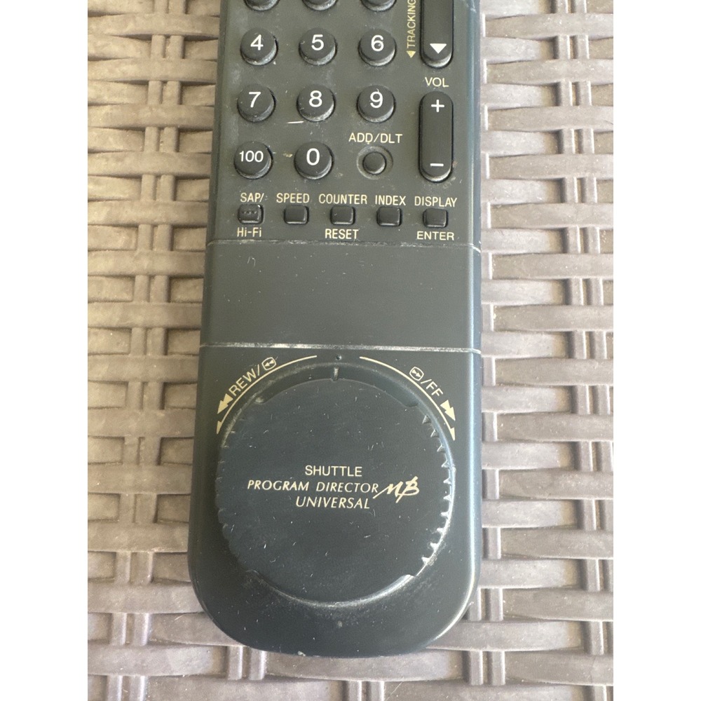 Panasonic VCR TV CATV Remote Control Shuttle Program Director Universal VSQS1497 - Picture 3 of 5